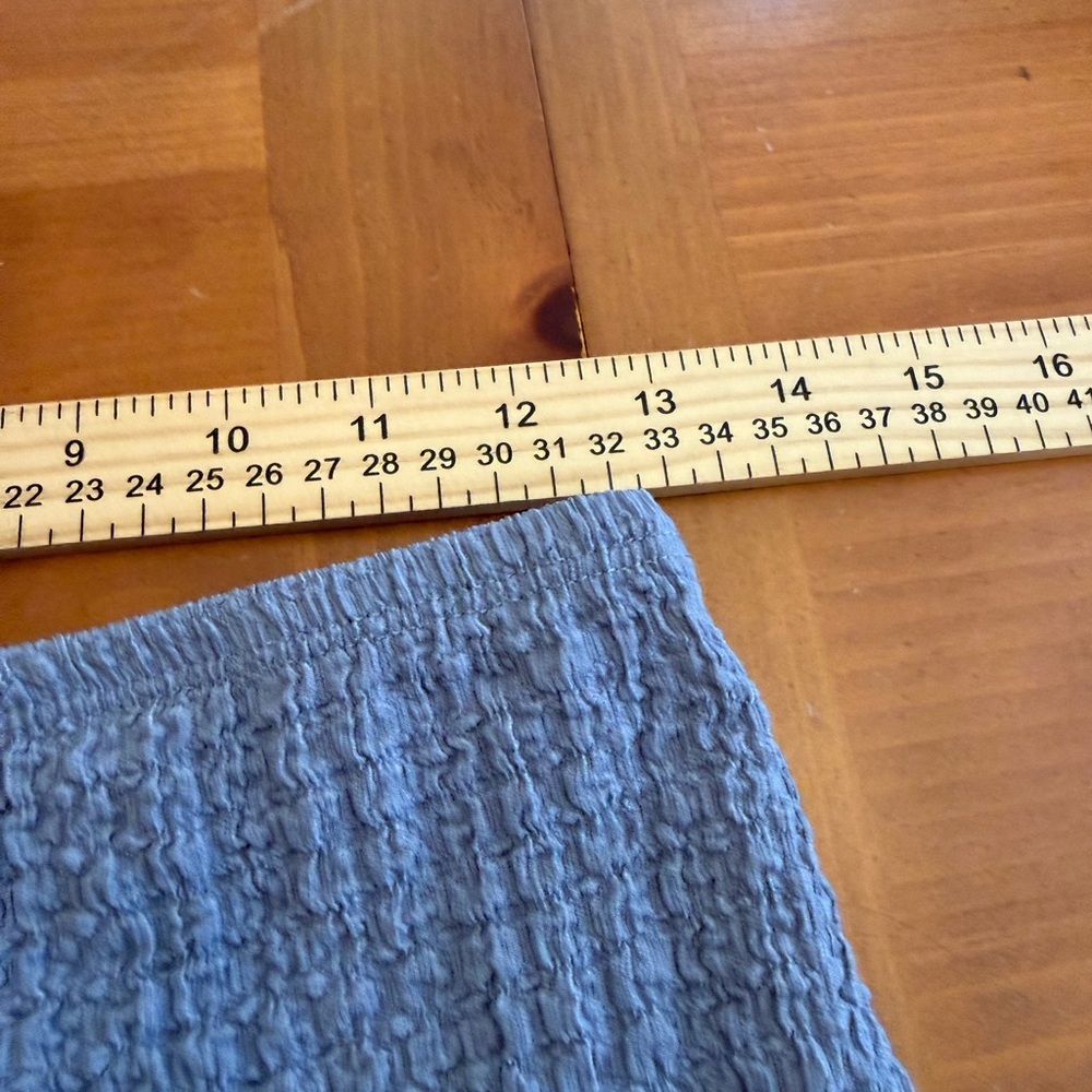 See You Monday textured tie Cami Maxi Skirt Set M NWOT Grey Blue Beachy Resort - Picture 15 of 16